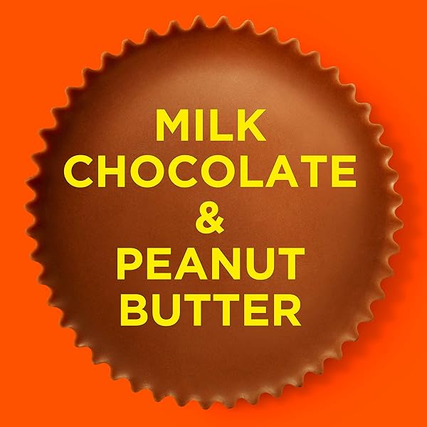 REESE’S MILK CHOCOLATE SNACK SIZE PEANUT BUTTER CUPS, CANDY BAG, HALLOWEEN CANDY, 33 OZ (60 PIECES)