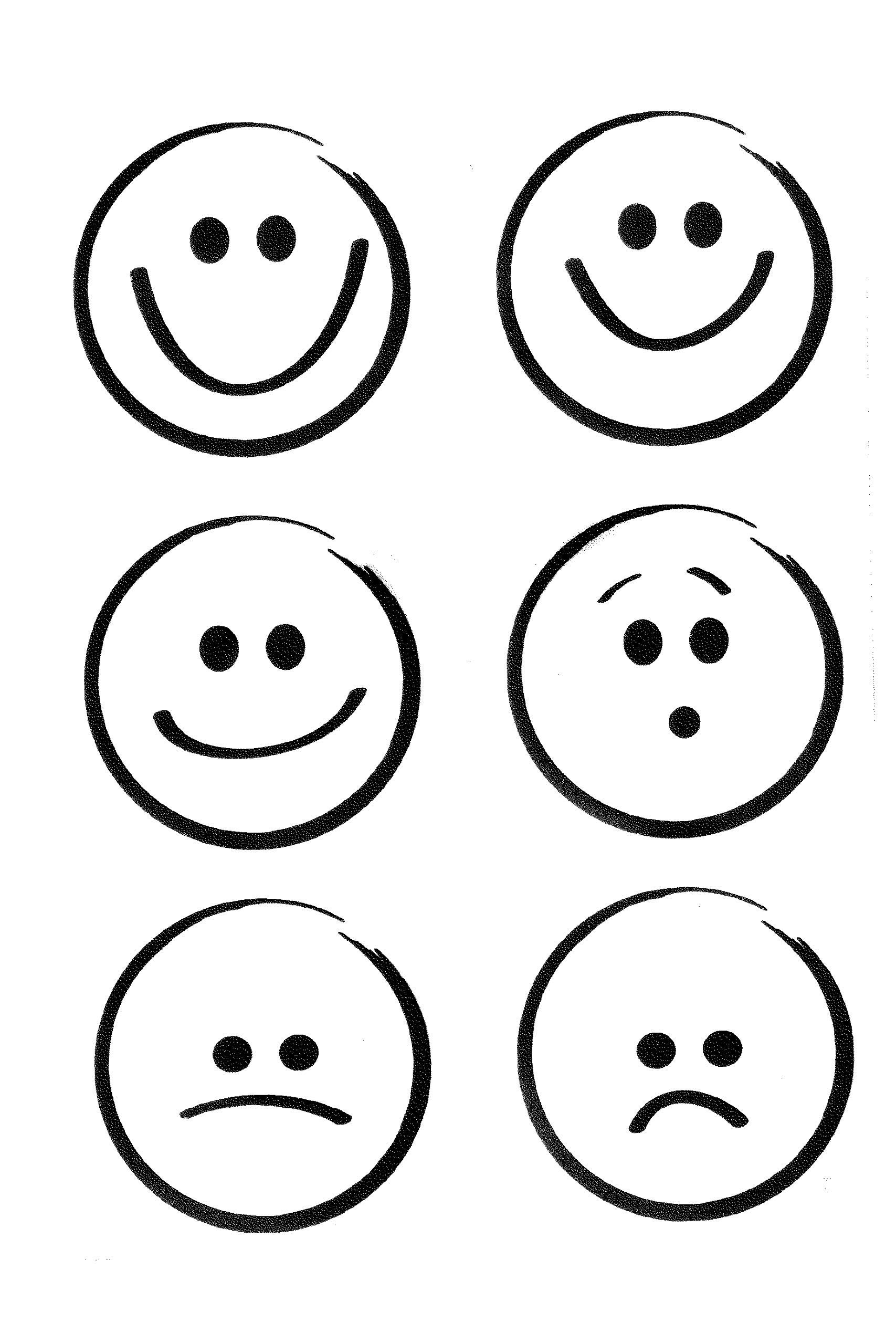 EFCO Stamp Clear Smileys A7 / 74 x 105 mm 6 Parts Transparent, 11 x 8 x 2 cm