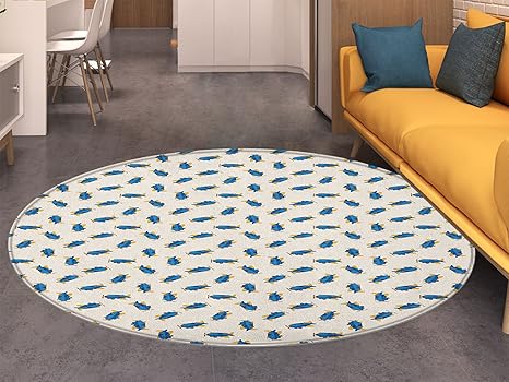 Amazon Com Vintage Airplane Area Silky Smooth Rugs Aviation