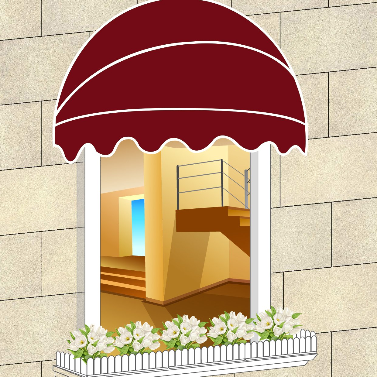 Amazoncom Shatex Green 6x295Waterproof Retractable Watermelon