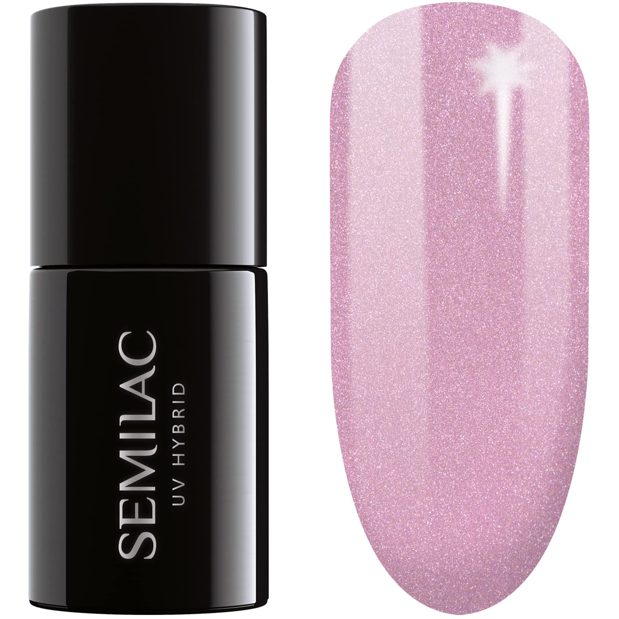 SEMILAC Gel Nail Polish | Long Lasting and Easy to Apply | Perfect for Home & Salon use UV/LED Gel Nails 7ml - 551 Time To Wine.