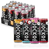 Jocko Fuel GO Energy Drinks, Best Sellers Variety Pack, 12 oz | 12 Pack | 95mg Clean, No Crash Natural Caffeine | No Sugar, Jitter Free | L-Theanine &amp; Adaptogens Lift Mood, Focus &amp; Endurance