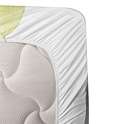Ambesonne Christmas Sheet Set, Watercolor Painting