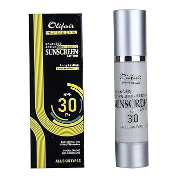 OLIFAIR Sunscreen Lotion SPF 30, White, 50