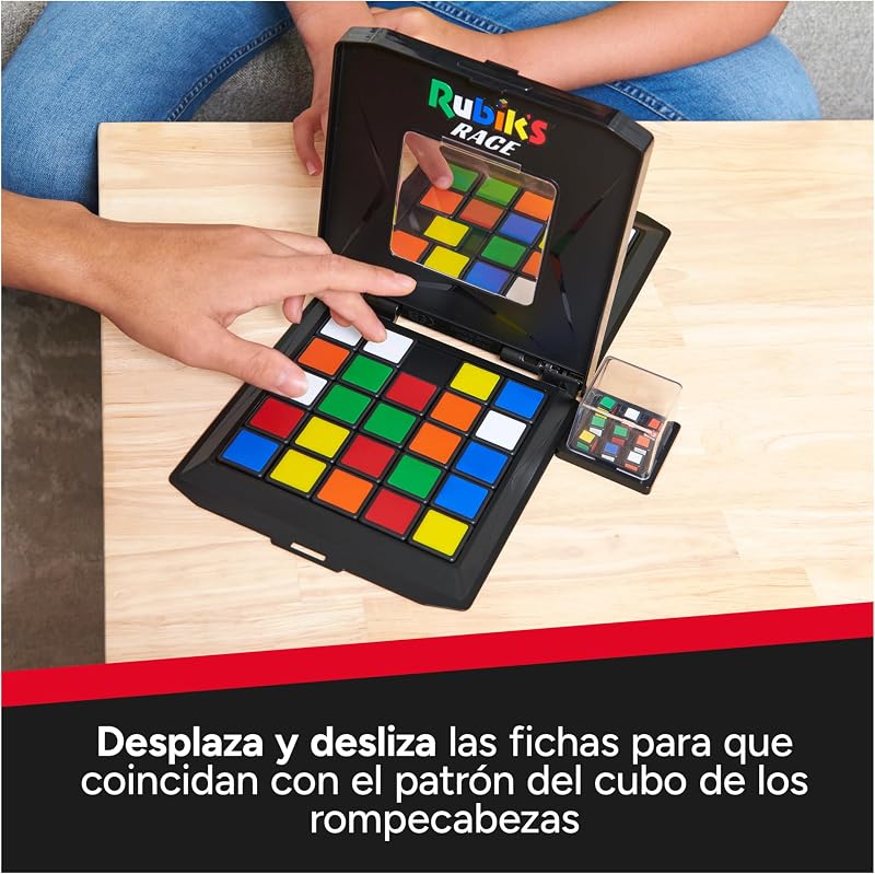 RUBIK'S - Rubiks Race Game: Jogo de tabuleiro clássico com sequências lógicas individuais para dois jogadores - 6066927 - Jogos de Tabuleiro para Crianças 8 anos + - Brinquedos Crianças 8 anos +