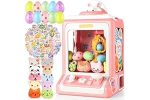 BESSOME Rabbit Claw Machine for Kids and Adults with Mini Prizes|Candy Machine Toys for Ages 8-13 Girls|Birthday Gifts for 6 7 9 10 12 Years Old