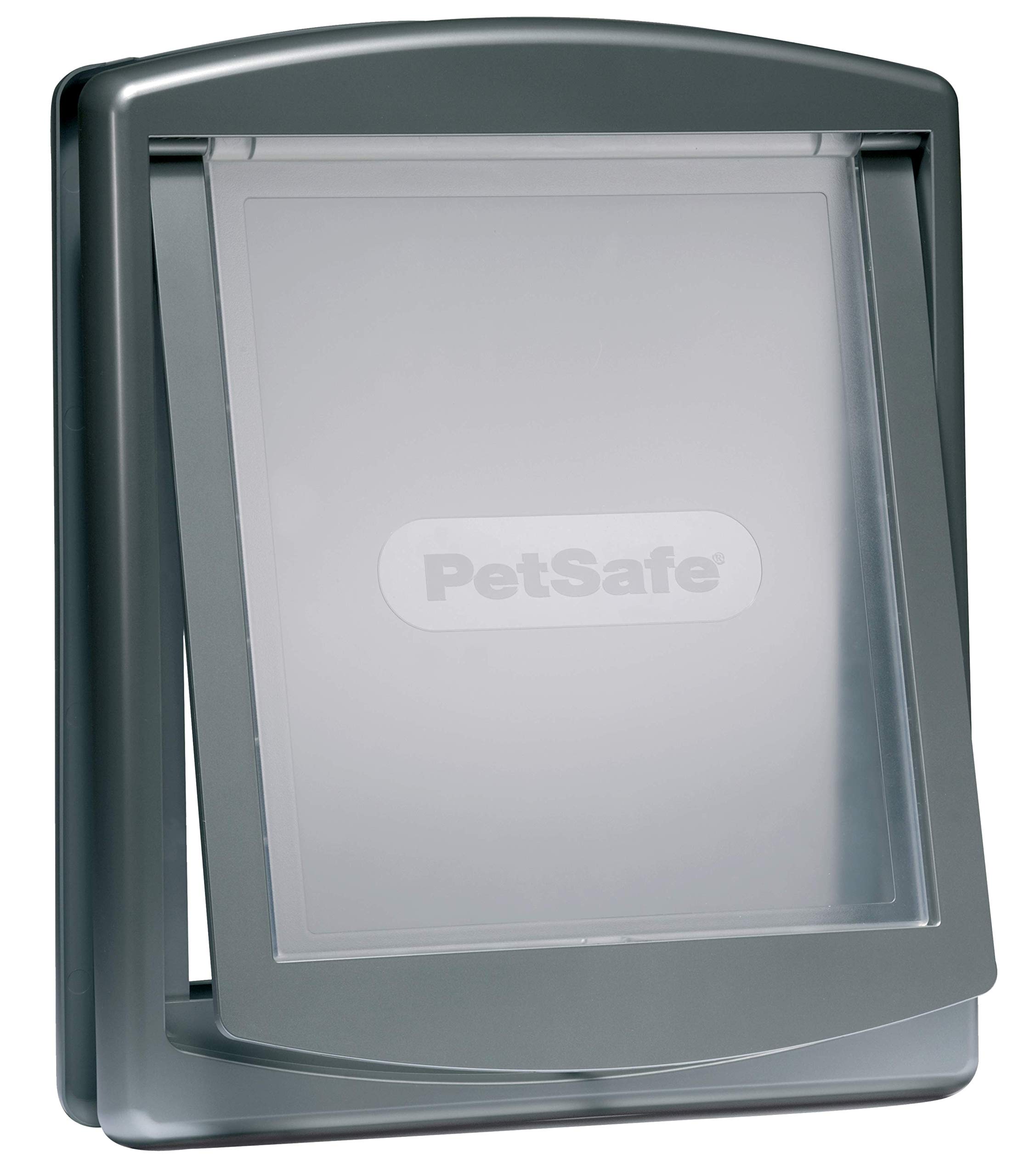 PetSafe Staywell, Convenient, Original 2 Way Pet Door, Fast Installation, Easy Fitting, 2 Way Locking, Cat Flap for all Pets โ Large - Silver โ image 1
