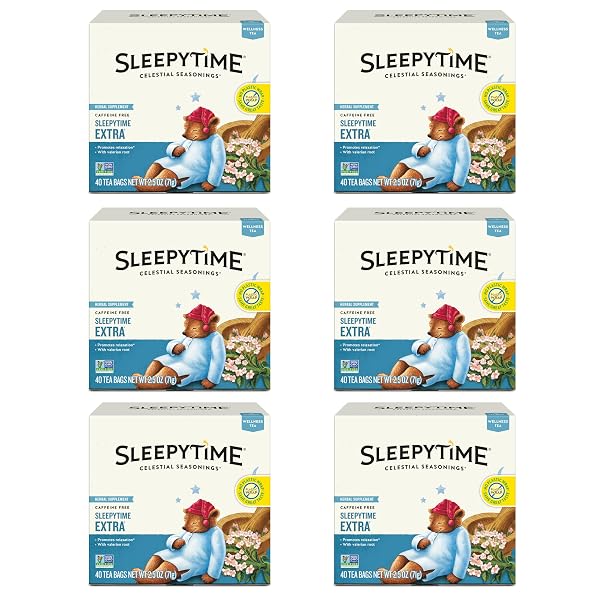 CELESTIAL SEASONINGS SLEEPYTIME EXTRA HERBAL TEA, PROMOTES RELAXATION,...