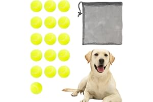 BESTHLS Pet Ball for Dog Small 2inch Pet Toy Tennis Balls for Pet Puppy Tiny Small Dogs Fetching Exercise & Training (16 Pack)