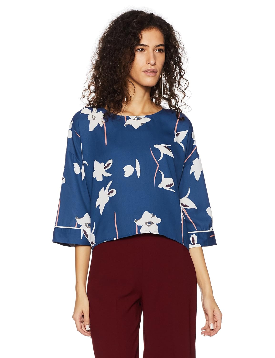 symbol amazon brand women's kimono sleeve top