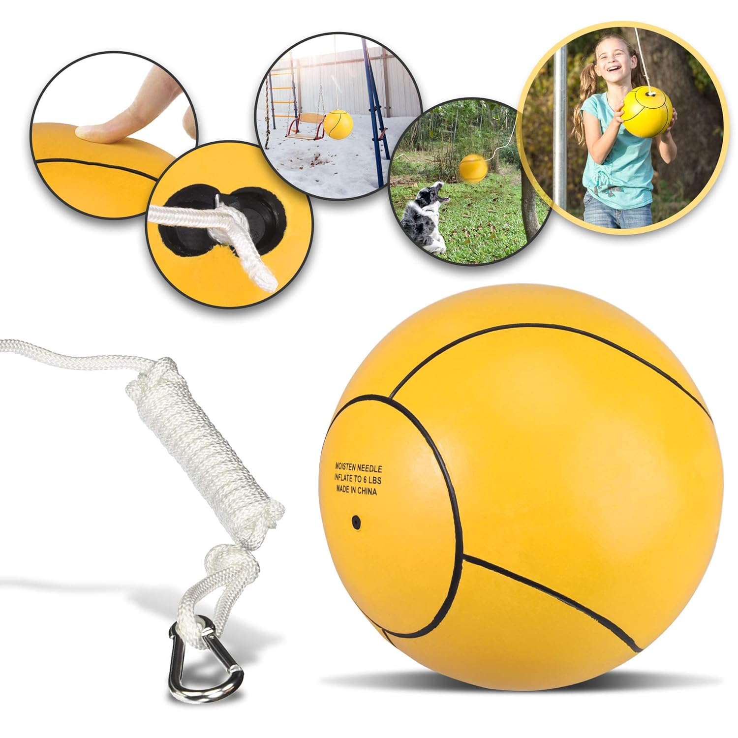 tetherball set for dogs