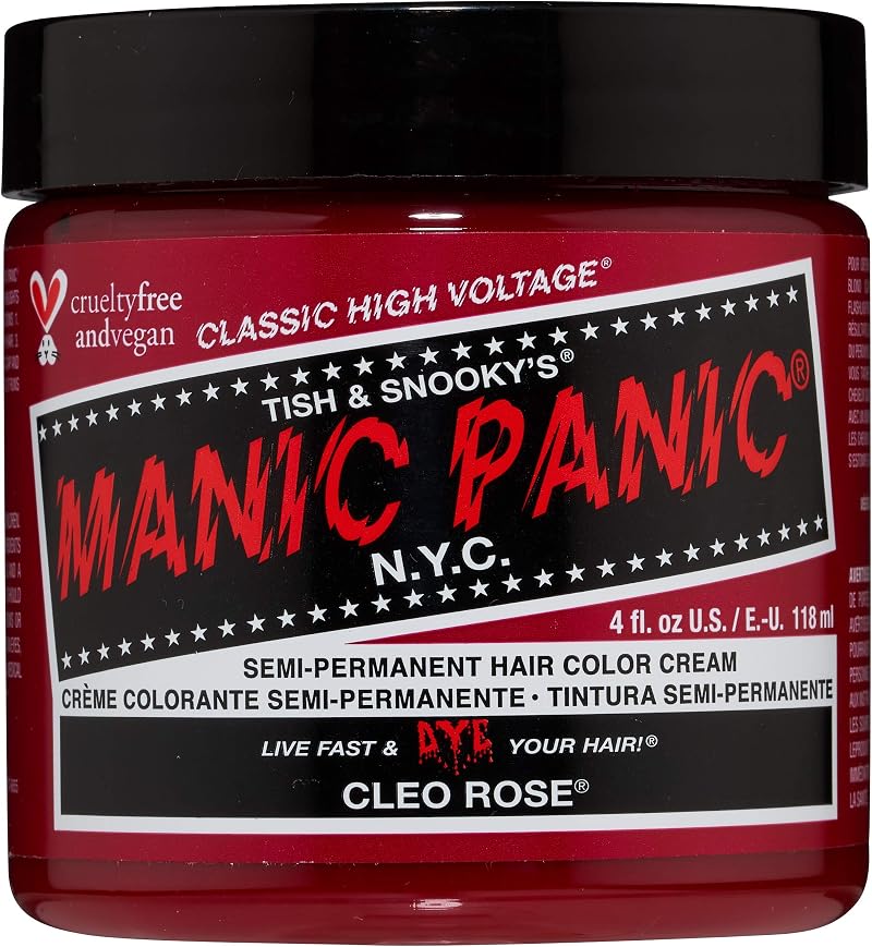 Manic Panic Cleo Rose Semi-Permanent Hair Color Cream 118 ml