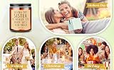 wompolle Scented Candle for Sister Funny Gift 7 oz 40-50 hrs Burn Time view 6