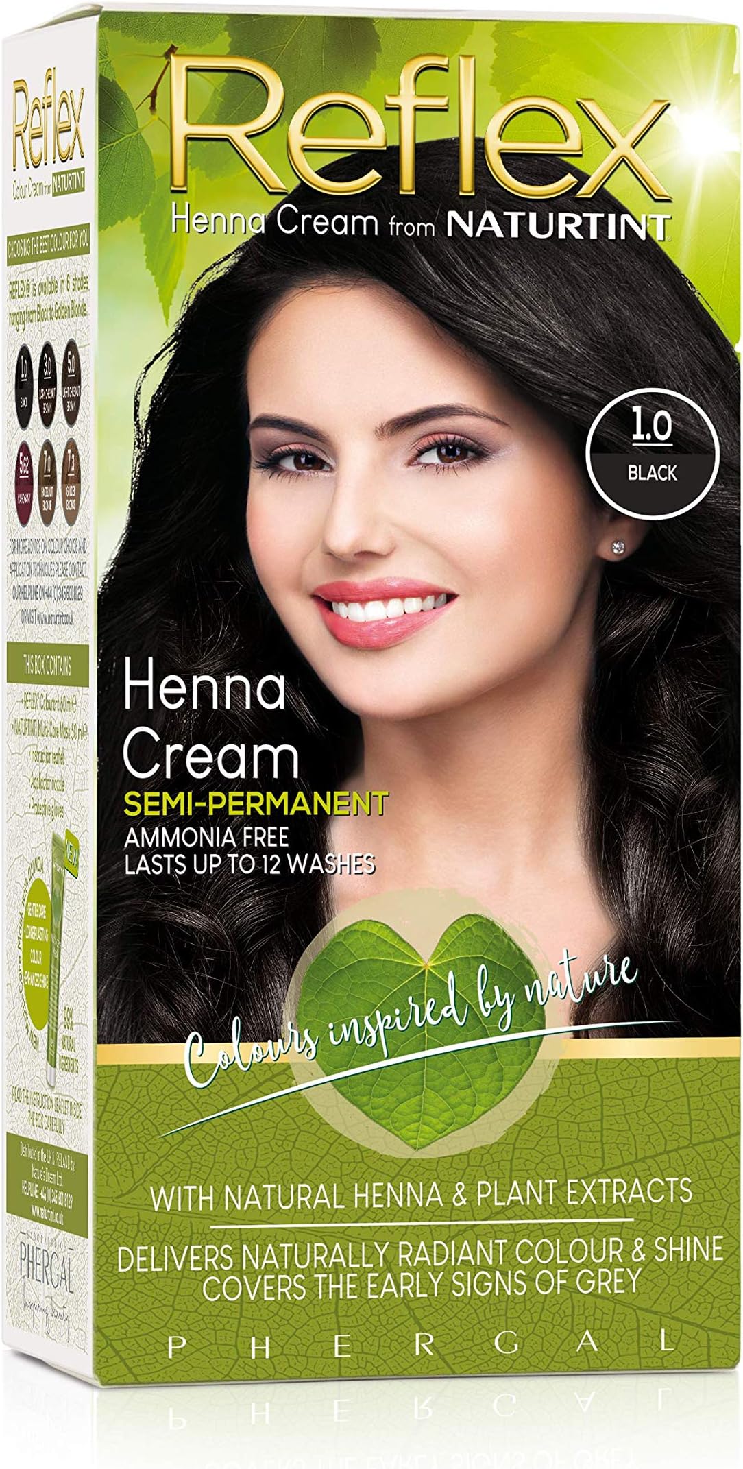 Naturtint Reflex Non-Permanent 1.0 Black 90ml