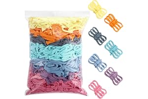 Daifunli 600 Pcs 10 Inch Potholder Loom Loop Bulk Weaving Loop Craft Kit Colorful Flexible Potholder Loom Complete Kit to Weave 18 Large, Refill Elastic Weaving for DIY Crafts Supplies(Bright Color)