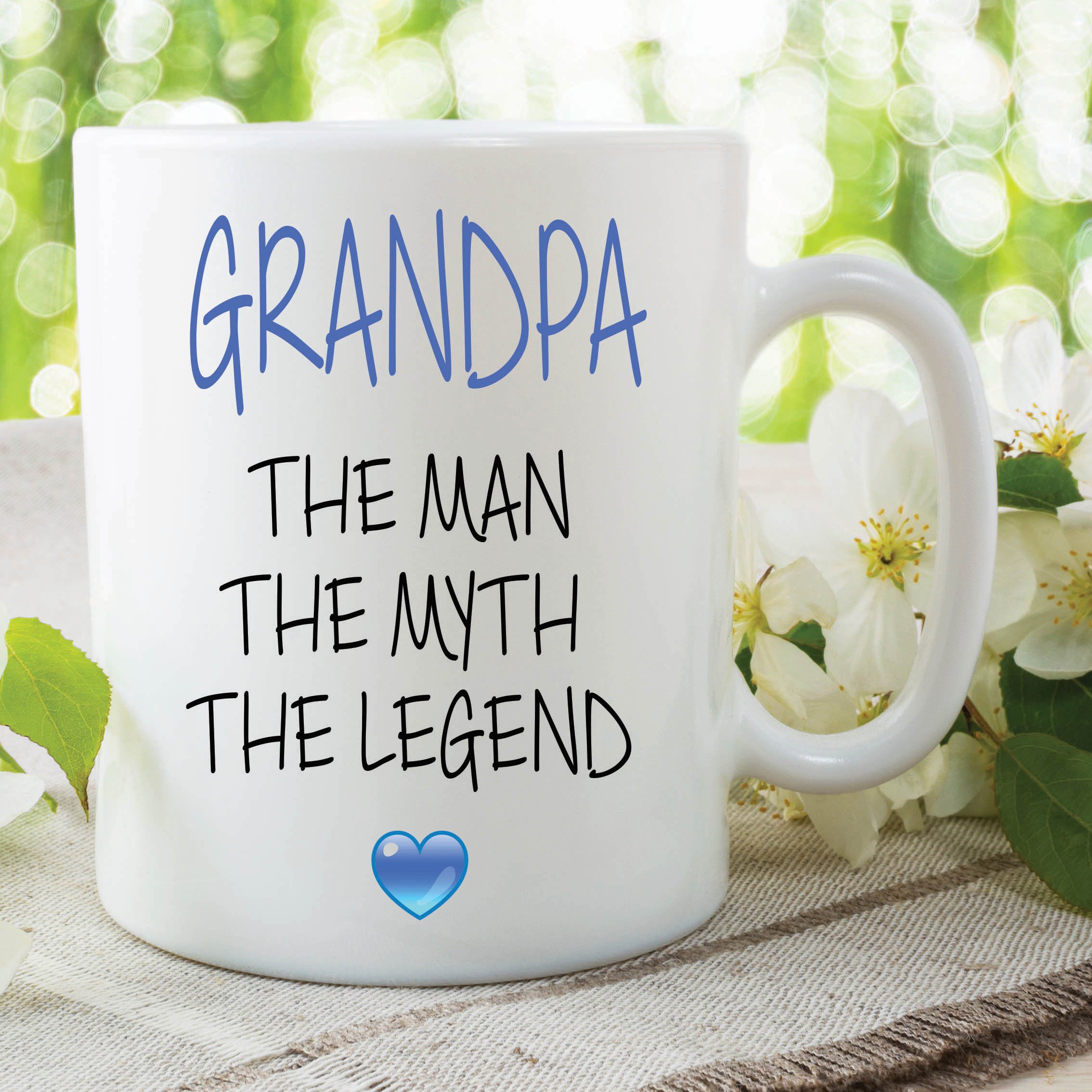 Novelty Grandpa Mug The Man The Myth The Legend Gift Fathers Day Cup WSDMUG639