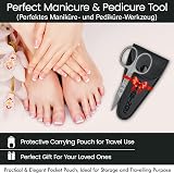 FABINOC Straight Nail Scissors for Fingernails Toenails German Stainless Steel view 6