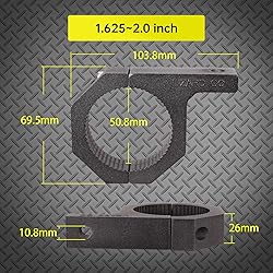 LIZARD GO Tube Clamps - Pack of 4,Horizontal Bar