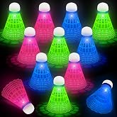 Hysagtek 12 Pcs Badminton Shuttlecocks Badminton Birdie, Indoor Outdoor Sport Ball Training Exercise Gym Fitness Game