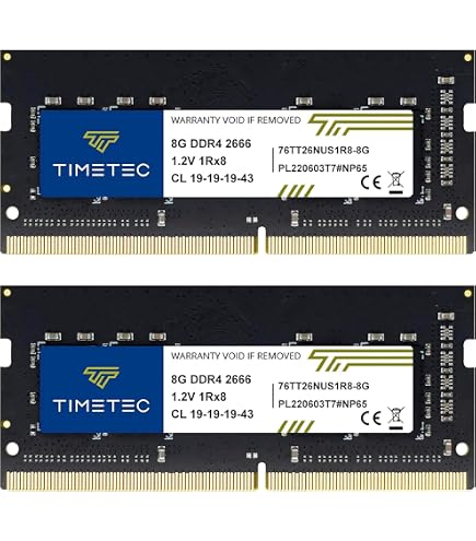 16GB DDR4 19200S PC4 2400 2X8GB SODIMM, DDR4-2400MHz PC4-19200