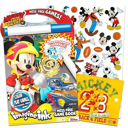amazoncom disney mickey mouse clubhouse imagine ink coloring book and