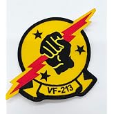 LT Tom Iceman Kazansky TOPGUN VF-213 Patch &ndash; Plastic Backing, 4 in