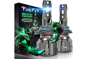 POISON SCORPION 9006/HB4 Bulbs,16000LM 6500K 400% Bright 9006 Fog Lights HB4 Bulb Plug-N-Play,Pack of 2