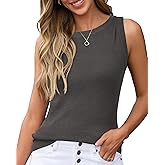 Arach&Cloz Women's Wool Blend Sweaters Non See Through All-Season Business Casual Tank 2026