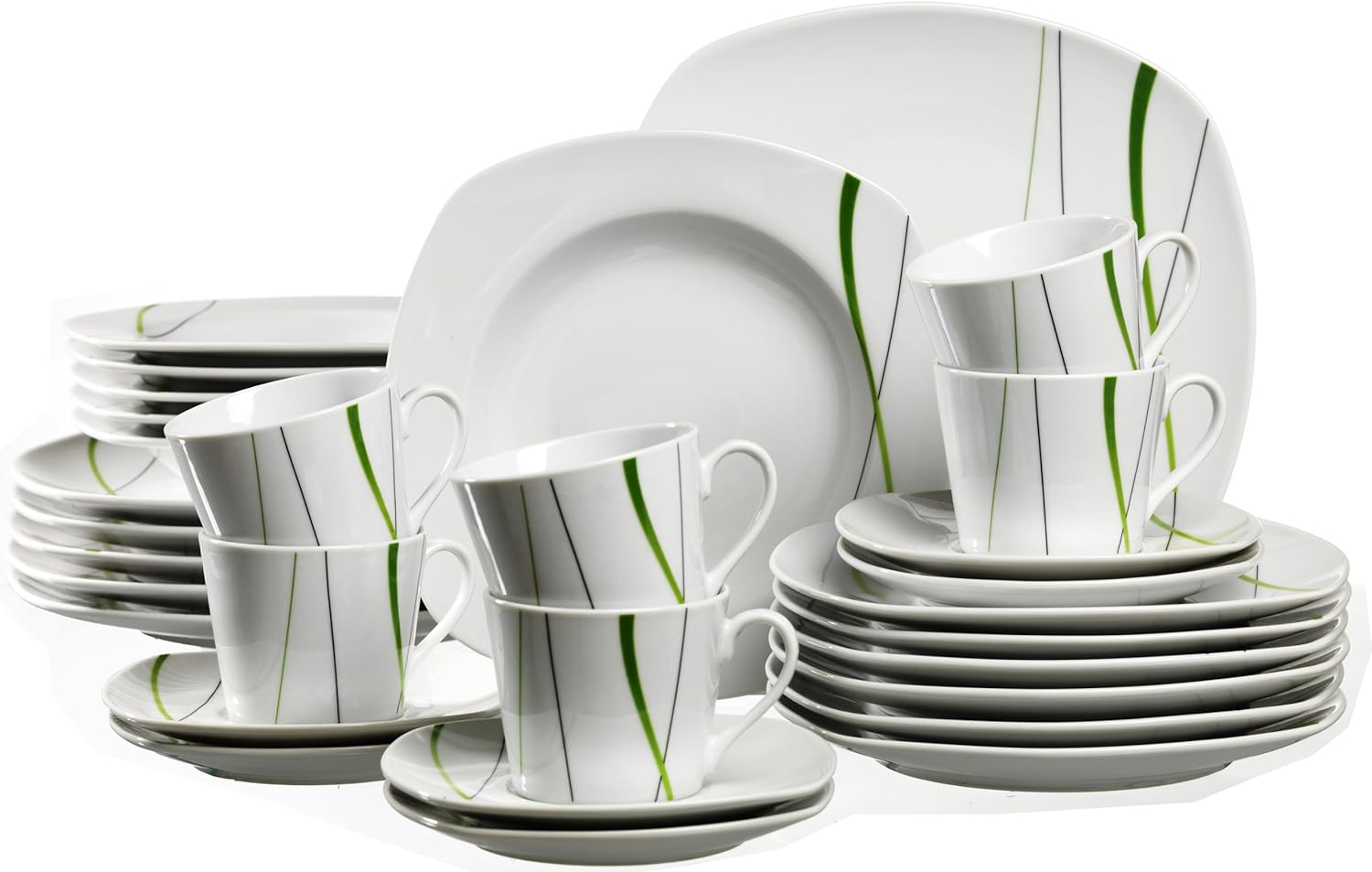 Ritzenhoff & Breker Kombiservice Grace, 30-teilig, Porzellangeschirr