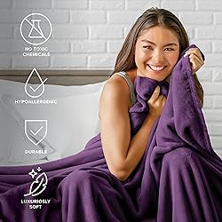 Bare Home Fleece Blanket - Full/Queen Blanket