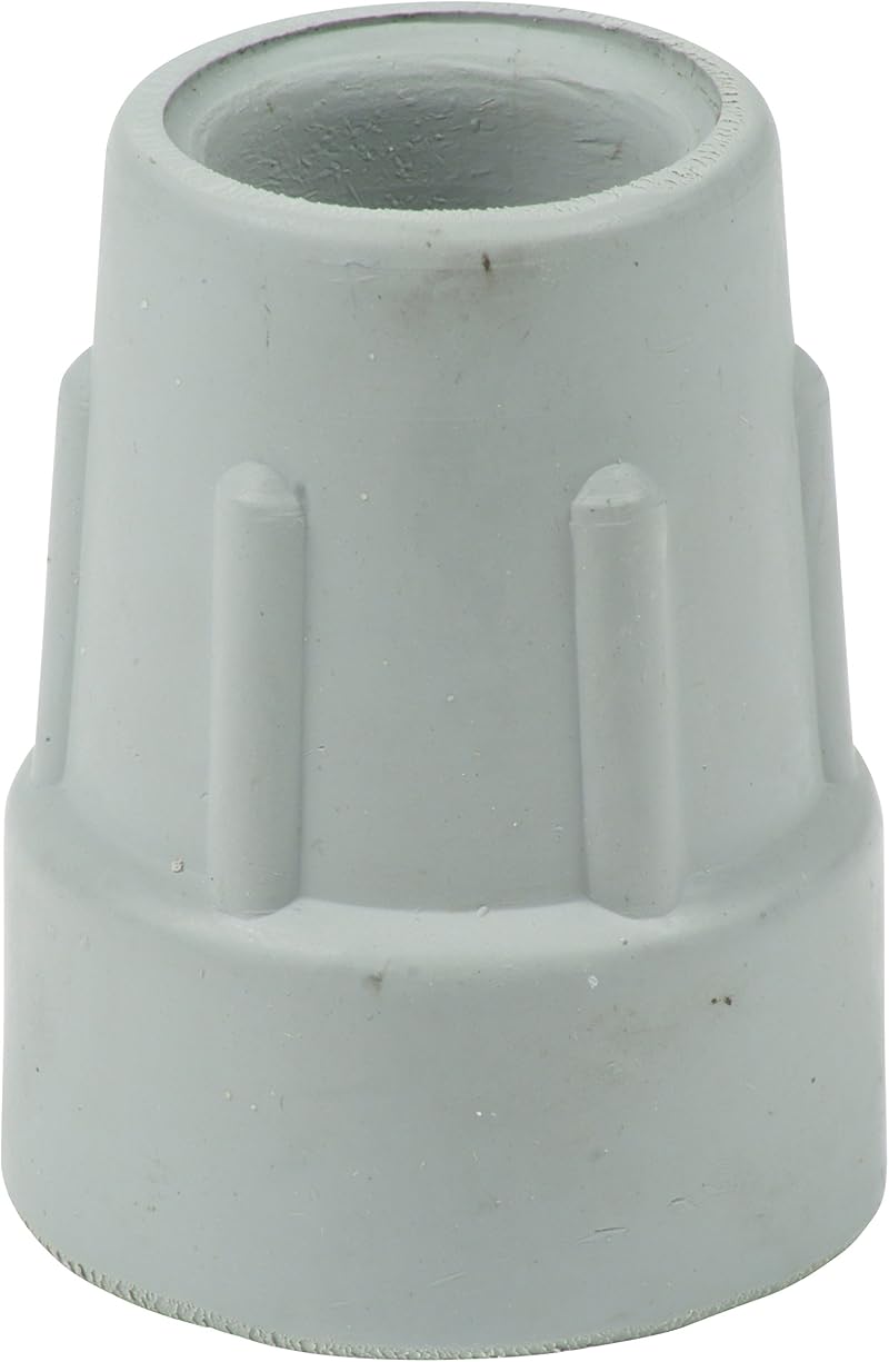 Lifeswonderful 4x 22mm Heavy Duty Rubber Ferrules for Crutches Grey