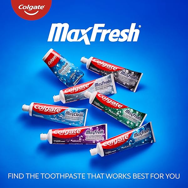 COLGATE MAXFRESH CLEAN MINT TOOTHPASTE, 6.3 OZ