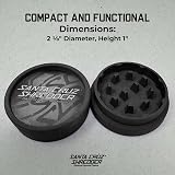 Santa Cruz Shredder Grinder Medium 2-Piece Black Knurled Top 2.2 view 4