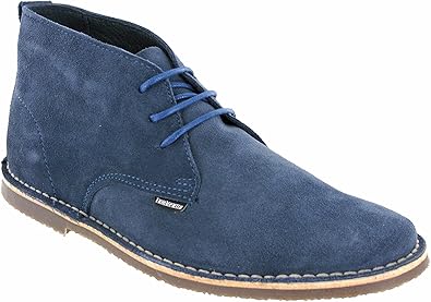 blue suede desert boots