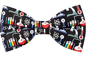 OCIA® Mens Retro Floral Woven Microfiber Pre-tied Bow Tie