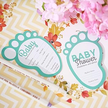 Amazon Com Advice And Prediction Cards For Baby Shower Game 50pcs