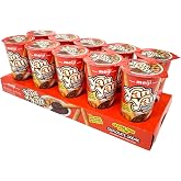 MEIJI Yan Yan Dipping Sticks, Chocolate Cr&egrave;me - 2 oz, Pack of 10 - Cracker Sticks with Fun Animals Phrases