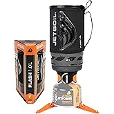 Jetboil Flash 1.0L Fast Boil Stove for Camping and Backpacking, Carbon