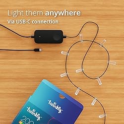 Twinkly Strings USB-C Candle-Shaped Light String