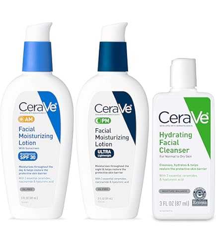 CeraVe Facial Moisturizing Lotion PM | 3 Ounce (Pack of 2) | Ultra