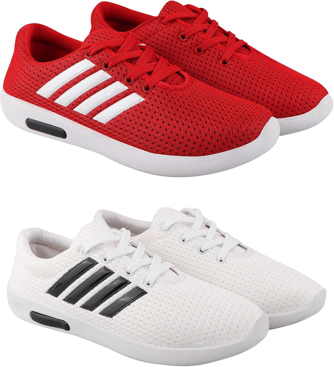 Buy BizWiz Red, White Canvas Stylish Comfortable Buy BizWiz Red, White Canvas Stylish Comfortable