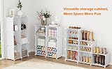 HOMIDEC 28-Pair 7-Tier Shoe Rack Storage Cabinet Dustproof Organizer view 8