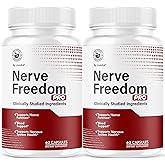 (2 Pack) Nerve Freedom Pro - NerveFreedom Pro Capsules, Supplement Support, NerveFreedom ills All Natural Ingredients, Health Support Advanced Formula, 120 Capsules for 2 Month