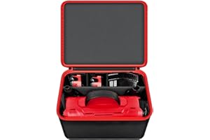 TANMQIN Air Compressor Bag Compatible with Craftsman V20 Tire Inflator (CMCE520B). Tire Inflator Case Travel Carrying Storage Holder Portable Organizer for Craftsman 20v Batteries and Charger (Box Only)