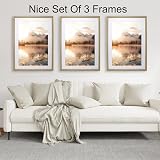 YiPinYin 50x70cm Wood Frame 3 Pack with Acid Free Mounts for 40x60cm view 7