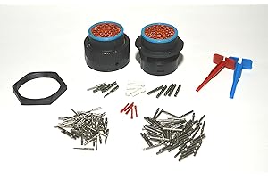 Deutsch HDP20 Bulkhead 47-pin Connector kit, 14, 20 AWG Solid Contacts