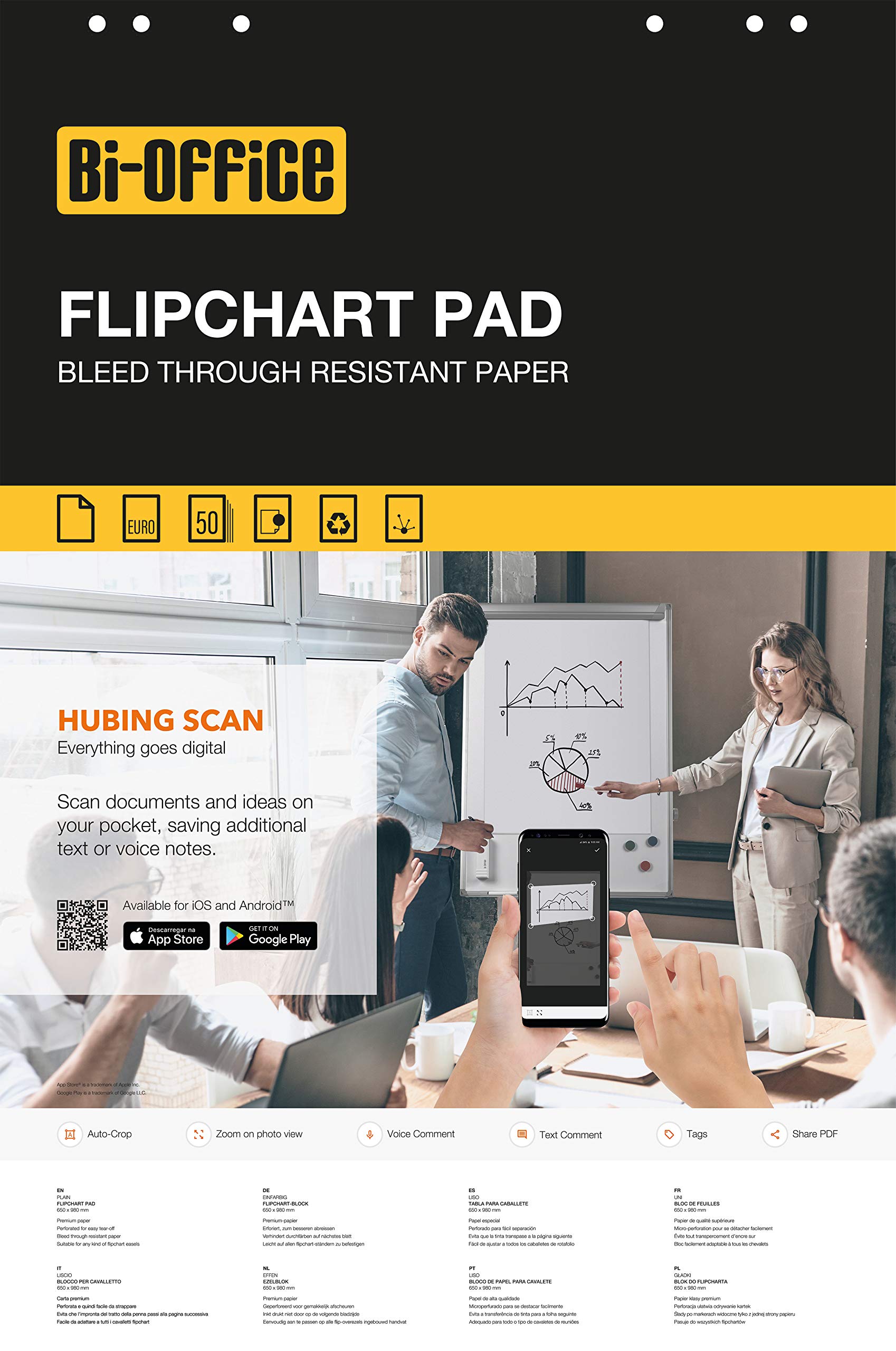 Bi-Silque FL0317202 Bi-Office Flipchartblöcke