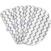 Tidy Monster 4 Pack PowerFresh Replacement Steam Mop Pads Compatible with Bissell PowerFresh Steam Mop, Fits 1940, 1806, 1544, 1440 Series, Microfiber Scrubbing Pads for Sealed Hard Floors