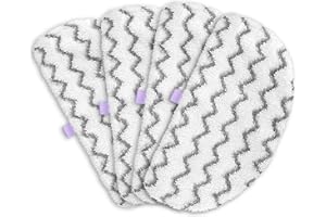 TIDY MONSTER 4 Pack PowerFresh Replacement Steam Mop Pads Compatible with Bissell PowerFresh Steam Mop, Fits 1940, 1806, 1544, 1440 Series, Microfiber Scrubbing Pads for Sealed Hard Floors