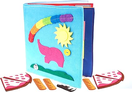 interactive learning baby quiet book